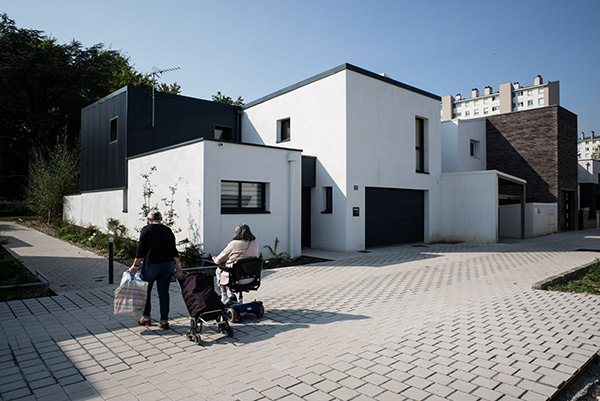 Maisons Ropartz rue Marthe Simard à Maurepas © Yohann Lepage