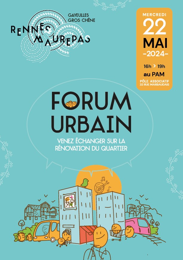 Affiche Forum Urbain 2024