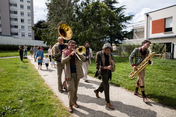 Evenement concertation promenade Odette du Puigaudeau - Fanfare