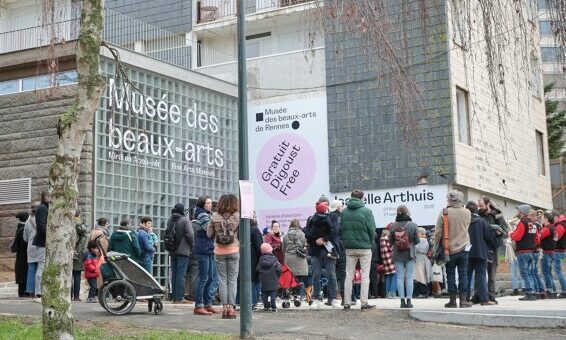 Inauguration d'un deuxieme site du Musée des Beaux-arts de Rennes dans le quartier Maurepas.