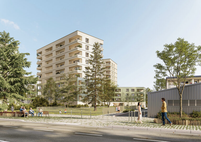 Perspective Lot 11 depuis l'Avenue Rochester